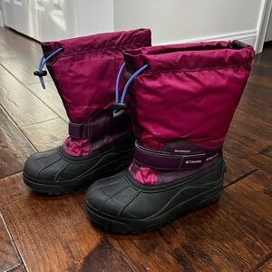 Columbia Powderbug Insulated Snow Boots, Big Kid Size 4